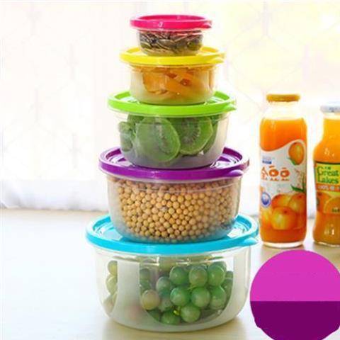 Microwavable Food Storage & Container Stack Set Round