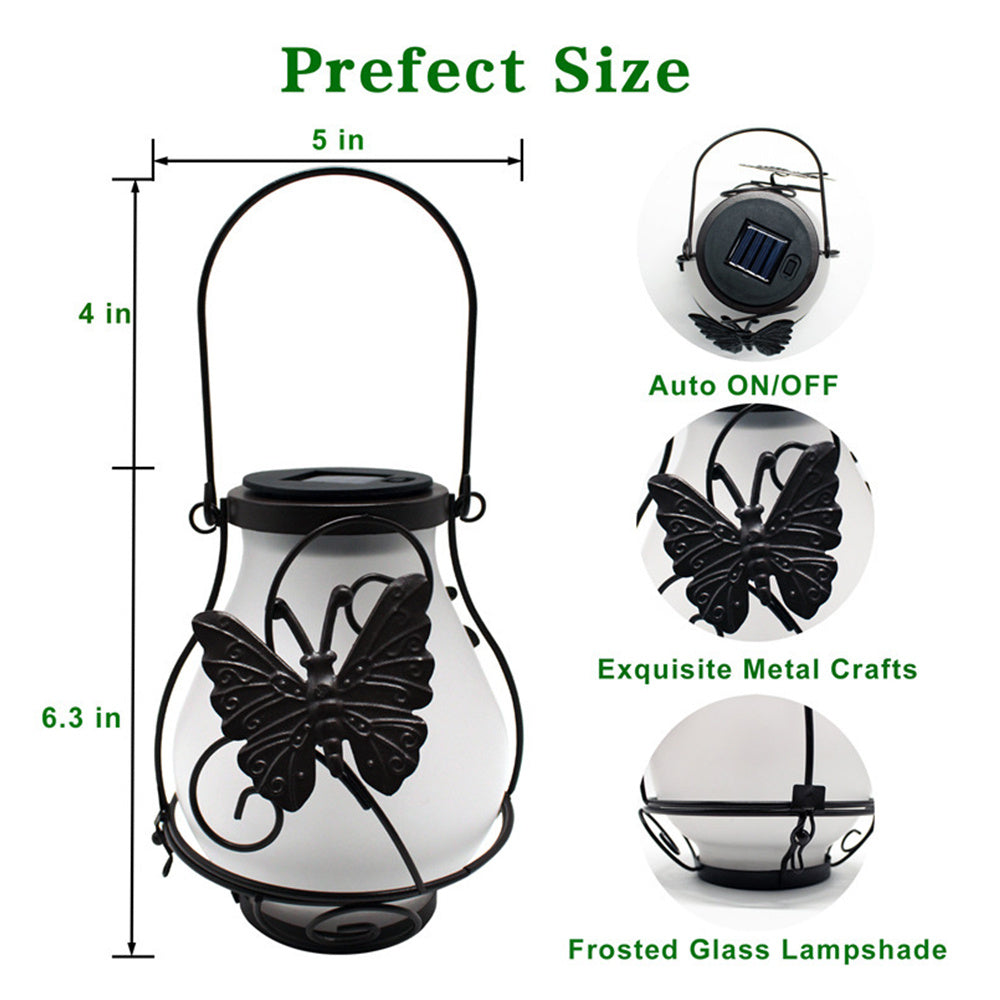 Solar Courtyard Dynamic Outdoor Led Light Garden Villa Butterfly