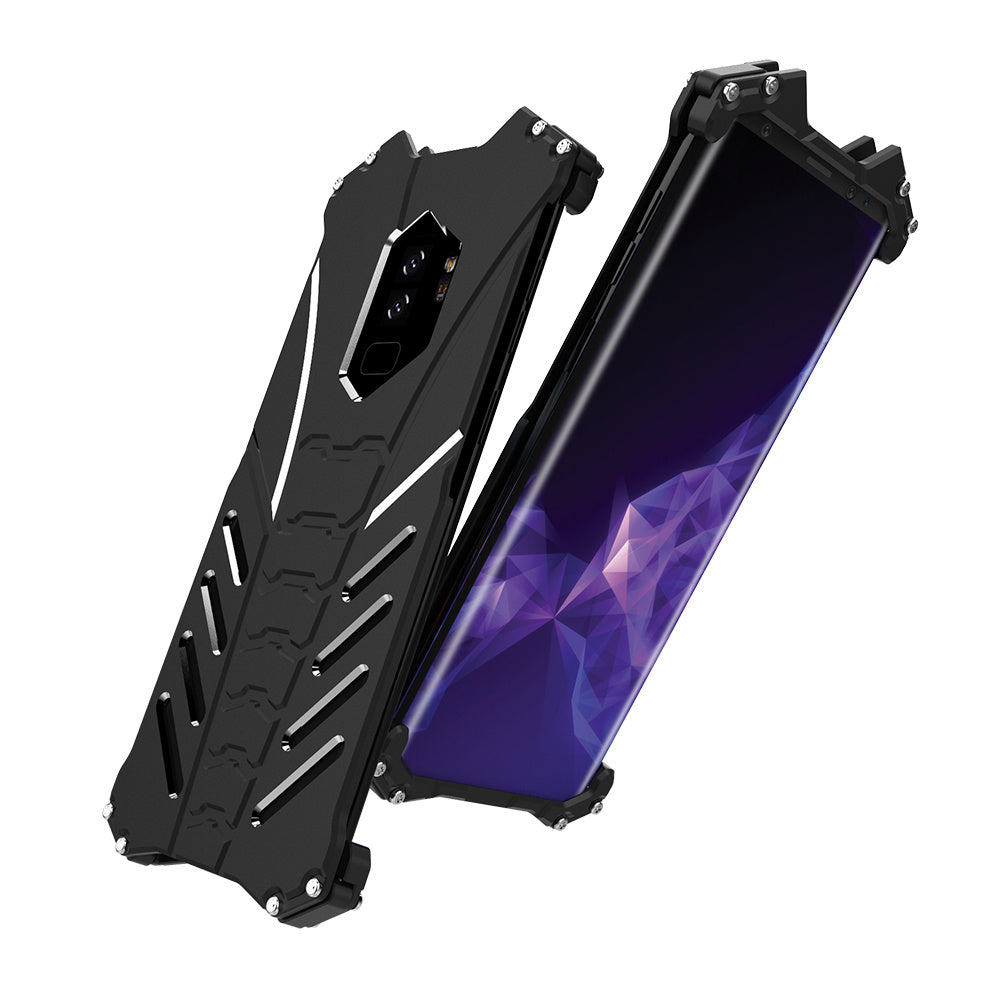 Metal frame phone case