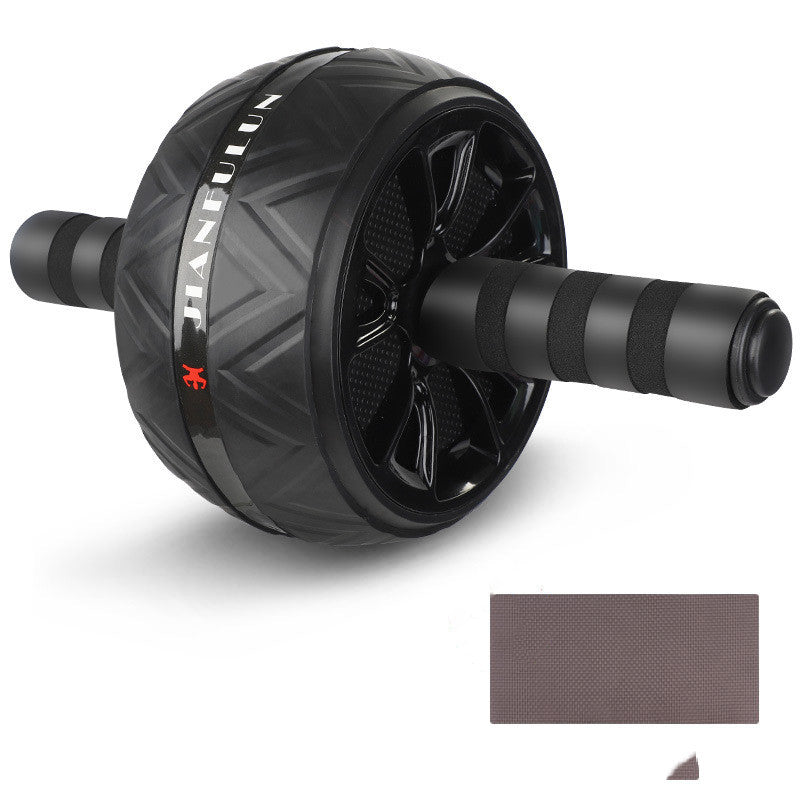 Abdominal Muscle Mute Abdominal Fitness Device Exercise Fitness Weight Loss Fitness Wheel For Men And Women Black