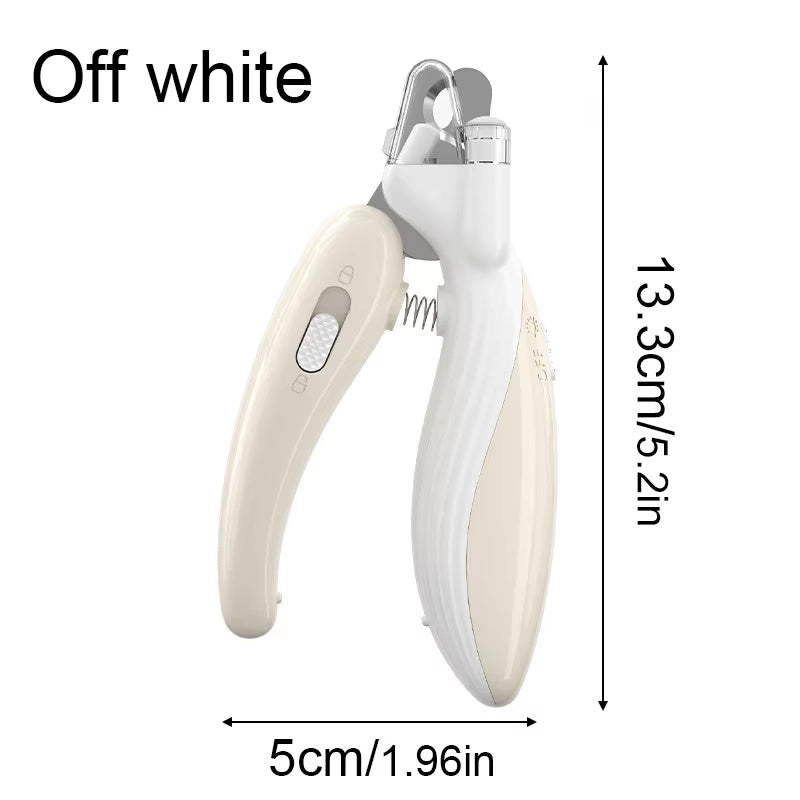 Cute Pets Nail Clippers Labor-Saving Dogs Nail Clipper Scissors Professional Pet Nail Clippers Cat Nail Trimmer Labor-Saving Pet Claw Grooming Scissors For Dogs Small Animals Paw Nail Trimmer Off White