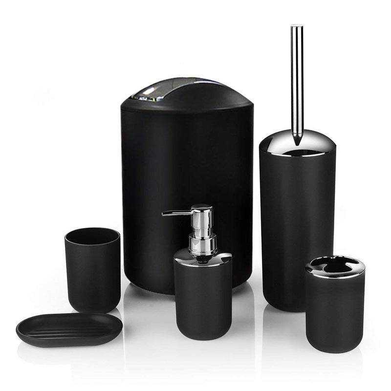 Bath kit toiletries Black
