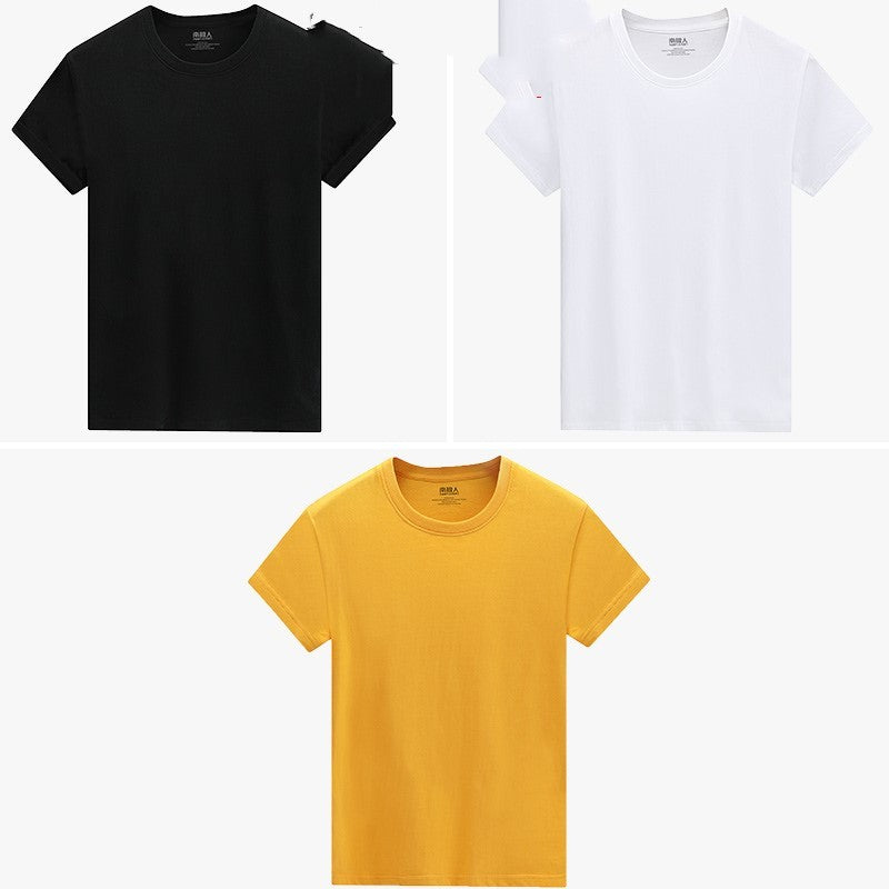 White short sleeve t-shirt men 2 style