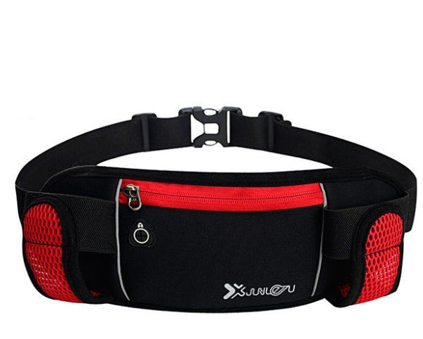 Sports running belt bag Red