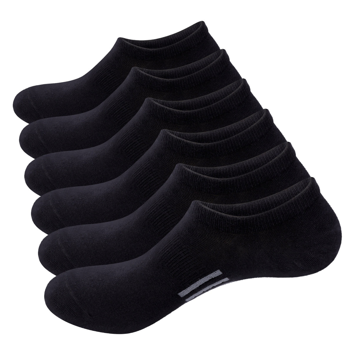 Pure Cotton Breathable Summer Thin Tight Invisible Male Socks Black