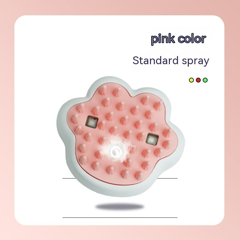 Pet Steam Hair Removal Comb Pet Steam Massage Comb Body Relax And Relieve Fatigue Loose Cat Hair Grooming Comb For Puppy Pet Products Light Pink Basic Spray