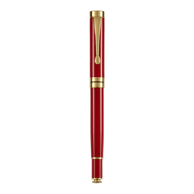 Metal 26 Pen Calligraphy Practice Ink Pen Advertising Gift Red Gold Clip