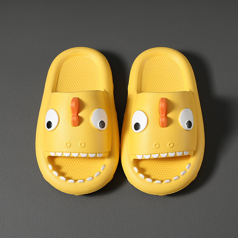 Shark Slippers For Kids Toddler Boys Girls Non Slip Children Shower Shoes Yellow