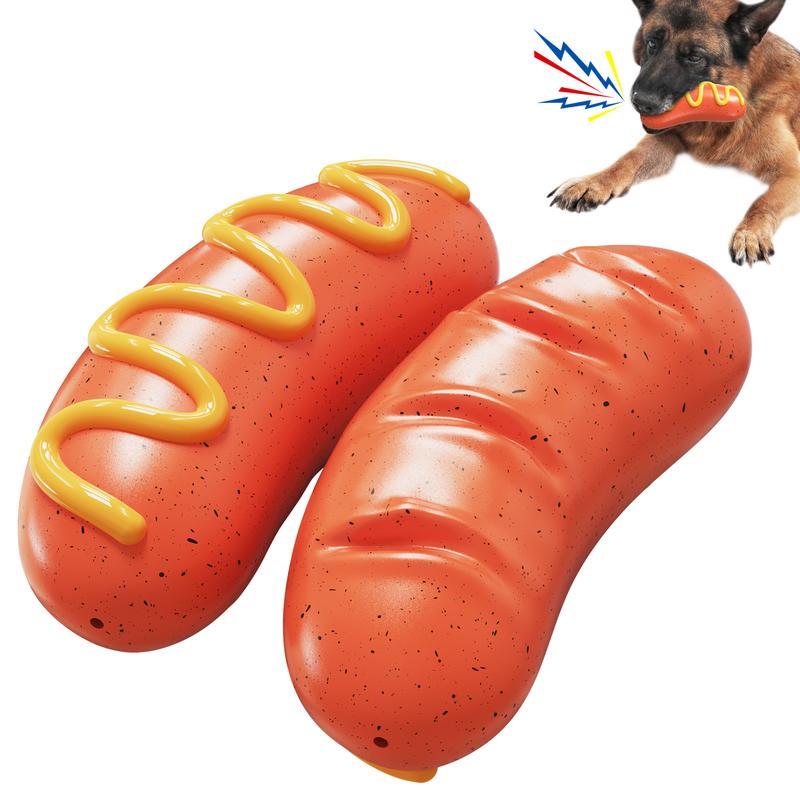 PPOKEl Dog Chew Toys Aggressive- Chaewers.Indestructible Dog Toy For Aggressive Chewer,Tough Chew Toys For Dogs Rubber Orange Plain Orange
