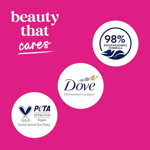 Dove Body Wash 4 Count for 24hr Lotion-Soft Skin Replenish Dragon Fruit and Coconut Cream Moisturizing Skin Cleanser with No Sulfates No Parabens