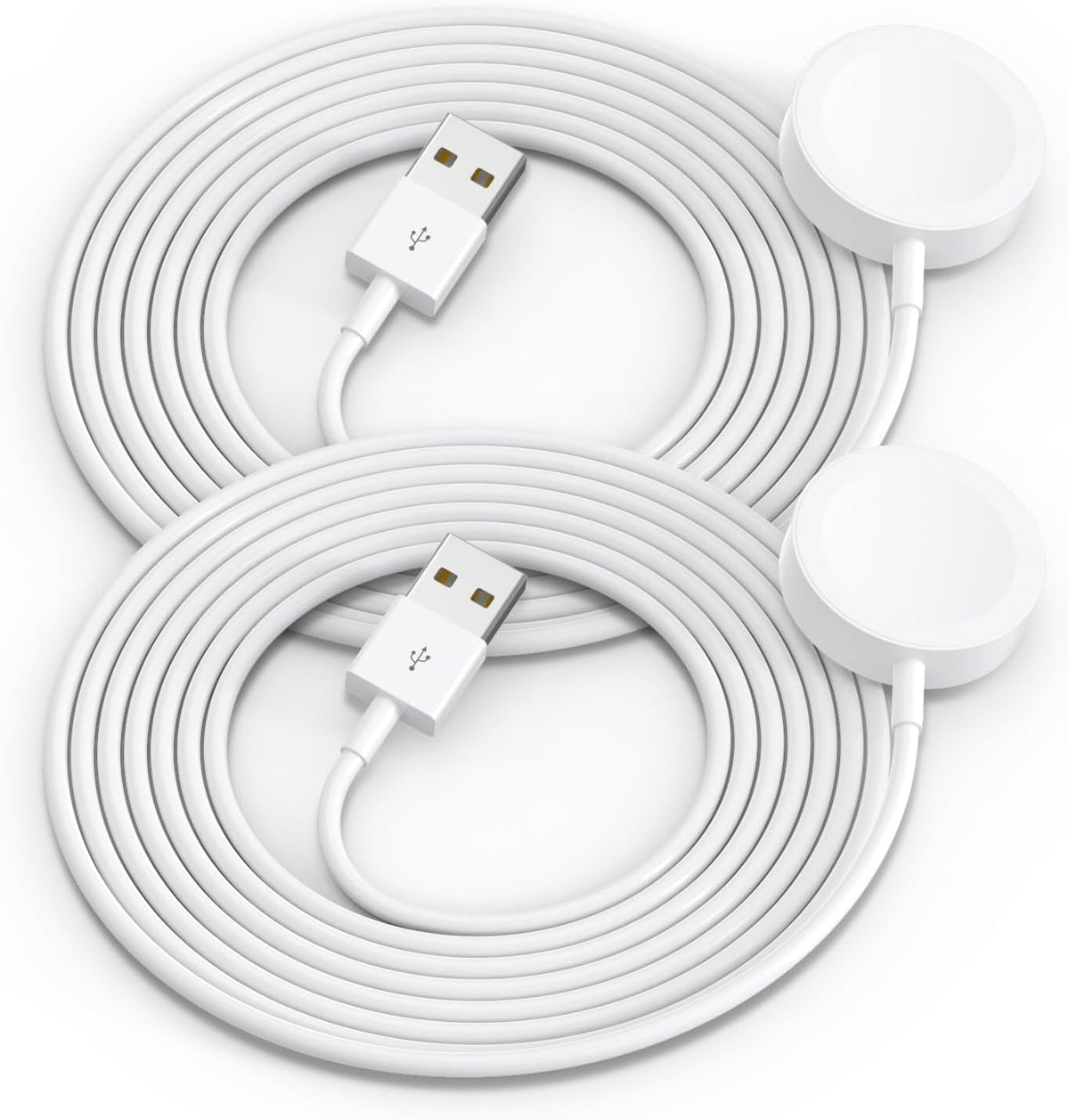 2Pack Upgraded for for Apple Watch Charger USB Magnetic Wireless Fast iWatch Charger Portable Compatible with iWatch Ultra/Series 9/8/7/6/SE/SE2/5/4/3/2/1-[3.3FT]
