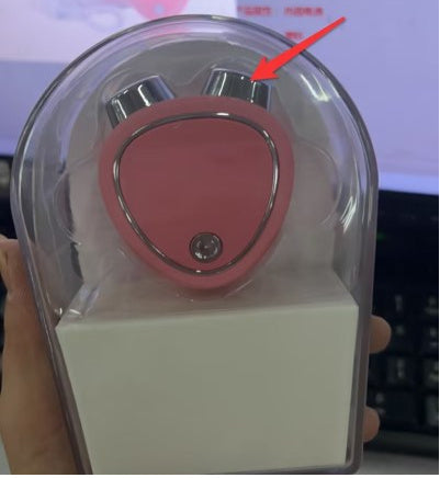 Micro Current Beauty Instrument Roller Instrument Beauty Massager Face Pink