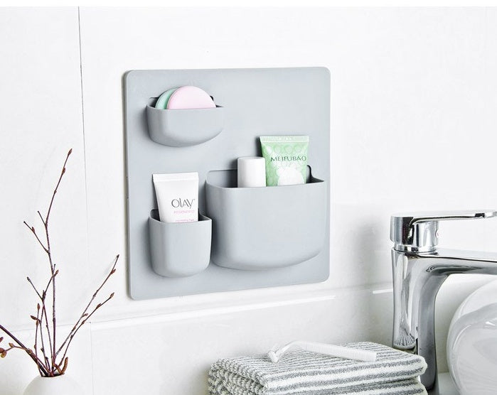 Multi-Function Punch-free Wall Hanging Storage Rack Kitchen Tools