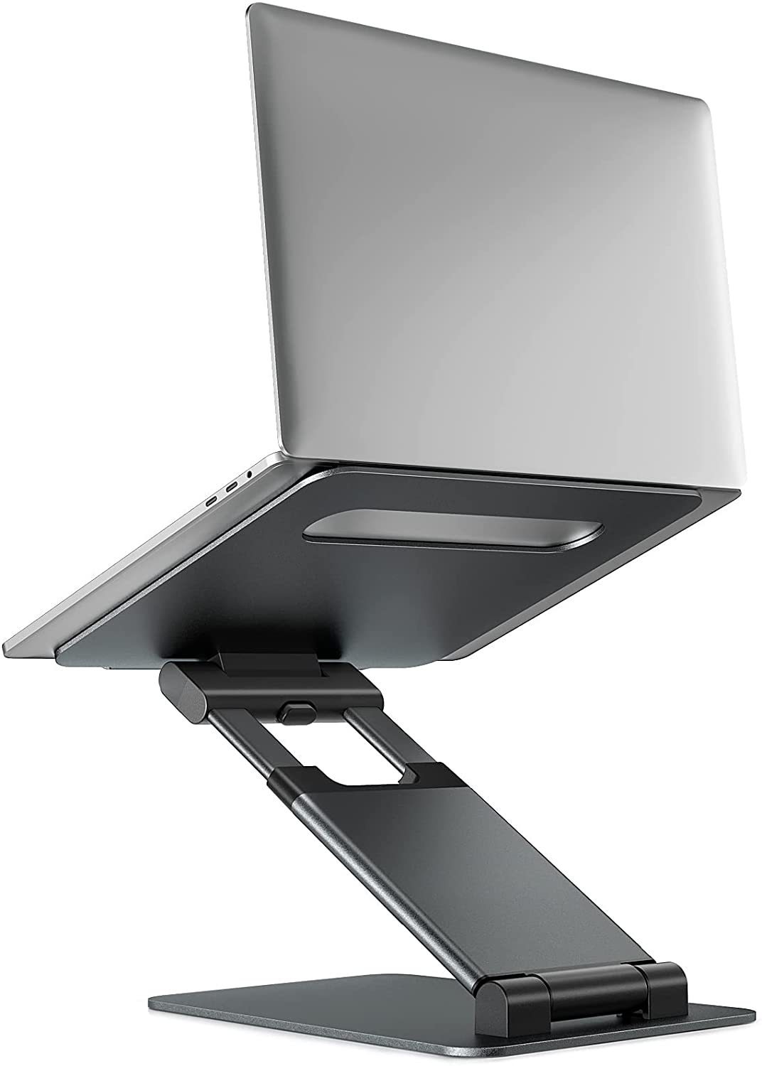 Notebook Bracket Laptop Bracket Aluminum Alloy Desktop Adjustable Base 360-degree Rotation DT018 Gray