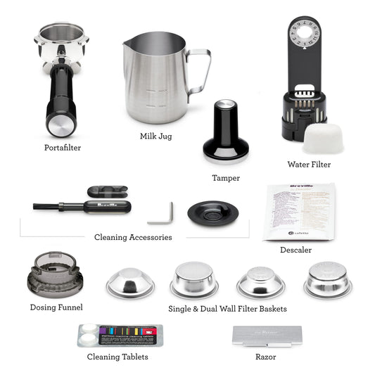 Breville Barista Pro Espresso Machine BES878BTR, Black Truffle