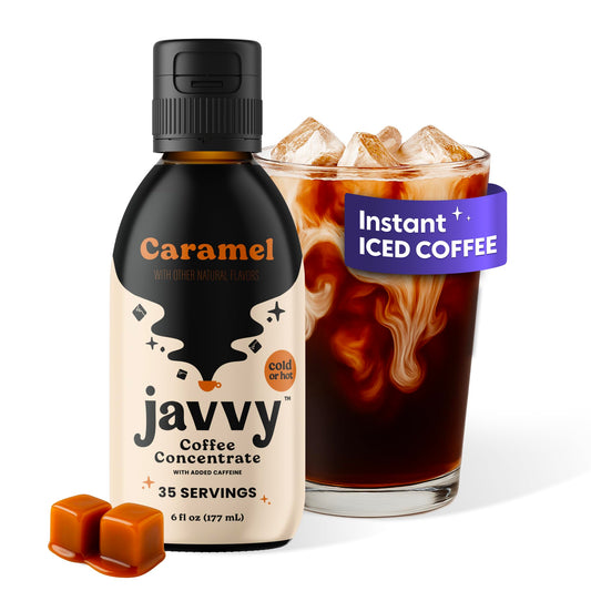 Coffee Concentrate - Cold Brew Coffee, Perfect for Hot or Iced Instant Coffees, Hot Drinks, Cold Brew Concentrate, 35 Servings - Caramel