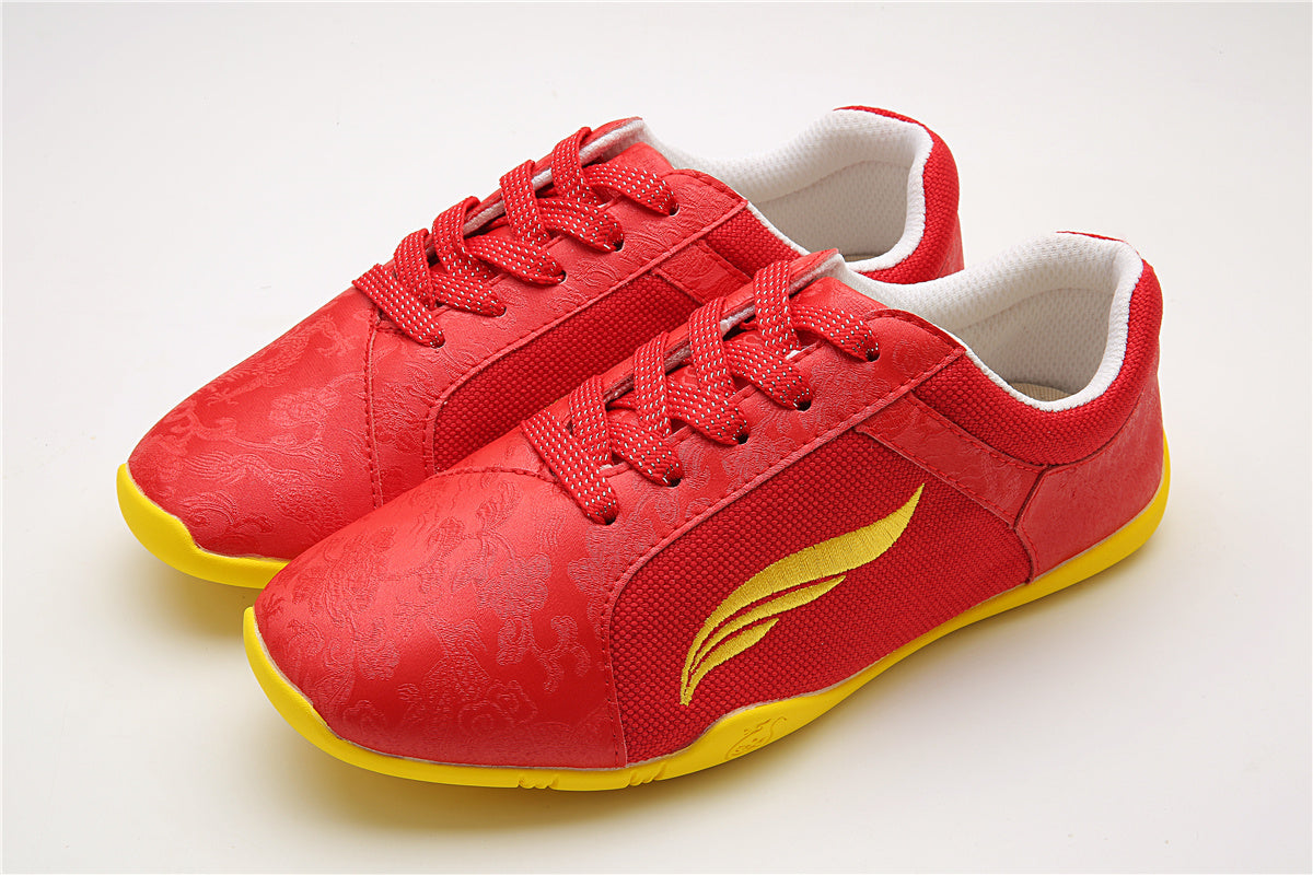 Martial Arts Training Shoes Super Light Breathable 3D Three-dimensional Soft Red