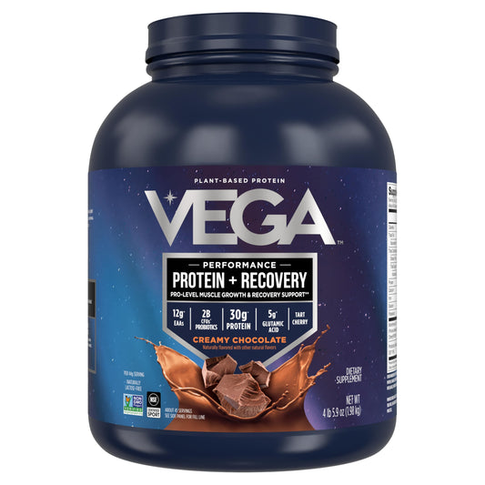 Vega Sport Premium Vegan Protein Powder Chocolate(45 Servings) 30g Plant Based Protein,5g BCAAs,Dairy Free,Gluten Free,Non GMO,Pea Protein for Women and Men,4lbs 5.9Oz(Packaging May Vary)