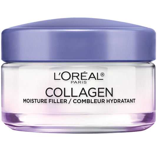L’Oreal Paris Collagen Daily Face Moisturizer, Reduce Wrinkles, Face Cream 1.7 oz