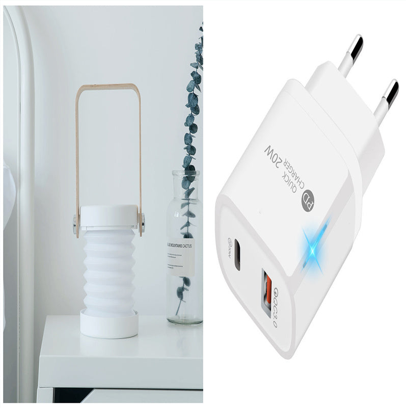 Foldable Touch Dimmable Reading LED Night Light Portable Lantern Lamp USB Rechargeable For Home Decor Set2 0.5 watts