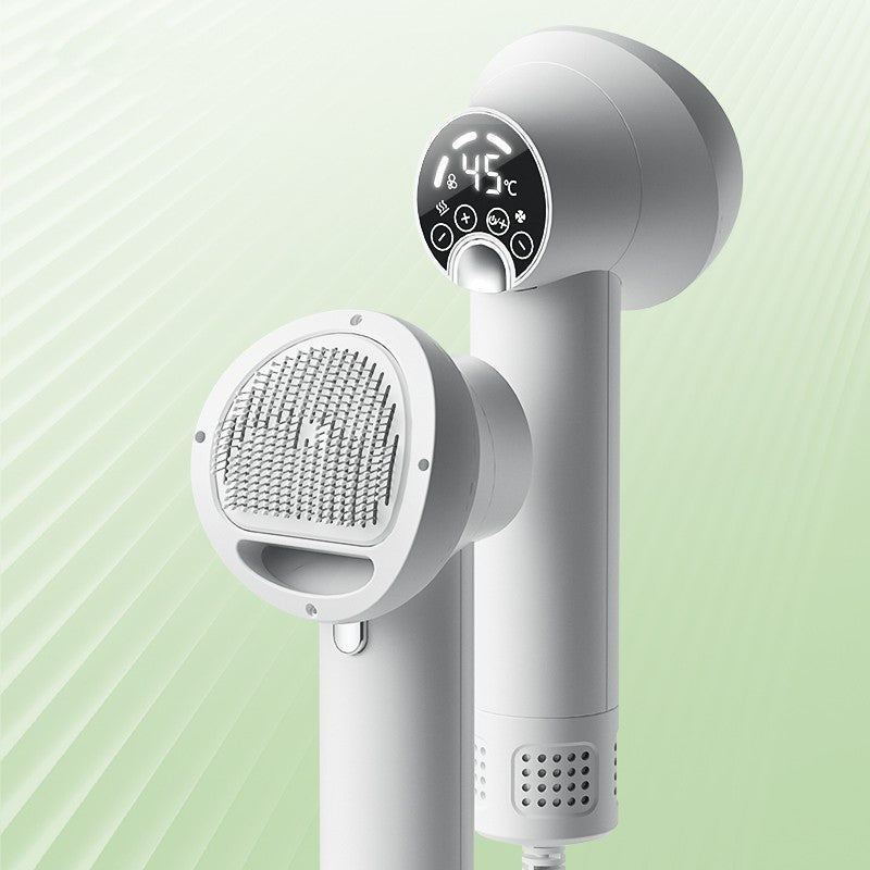 Smart Pet Hair Dryer Dog Golden Retriever Cat Grooming Hairdressing Blow & Comb Silent No Harm Pet Cleaning Supplies Pet Products White CN