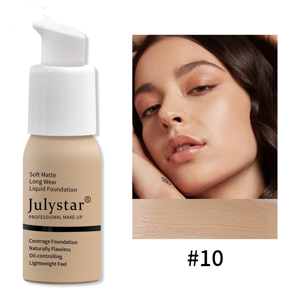 Waterproof Lasting Non Take Off Makeup Concealer Liquid Foundation Beauty Makeup Liquid foundation10