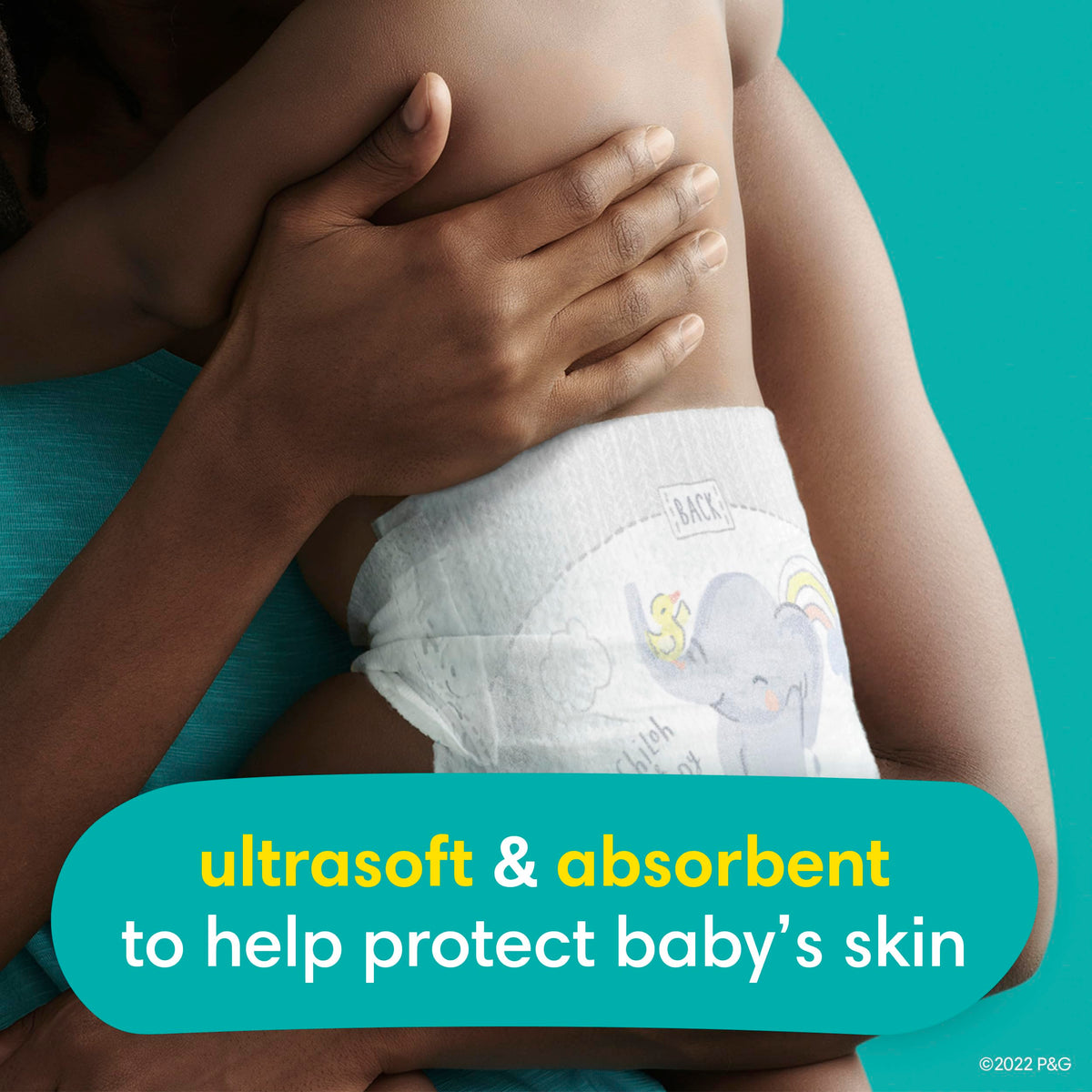 Pampers Baby Diapers - Swaddlers - Size 5, 132 Count, Ultra Absorbent Disposable Infant Diaper