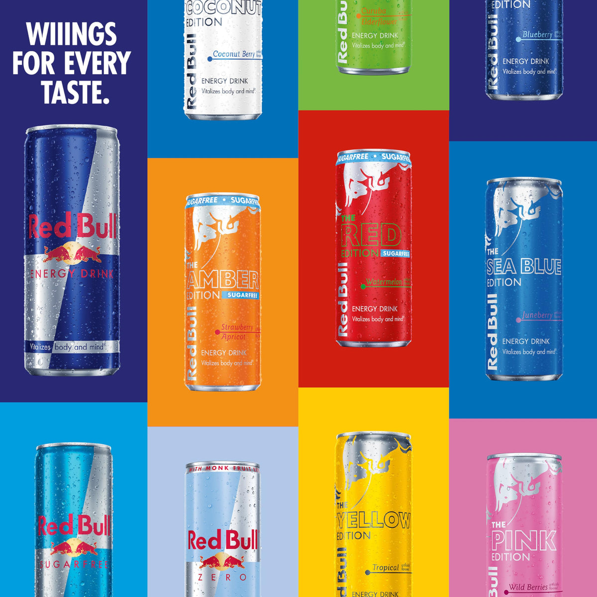 Red Bull Sugar Free Energy Drink with 80mg Caffeine plus Taurine & B Vitamins, 8.4 Fl Oz, 6 Packs of 4 Cans (Pack of 24)