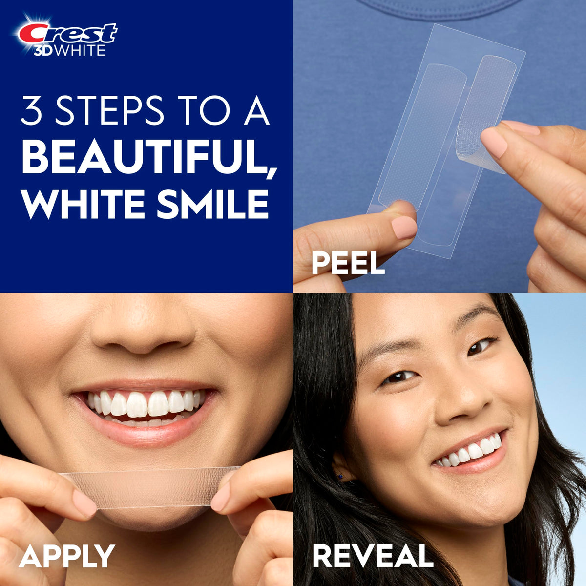 Crest 3D Whitestrips Sensitive At-Home Teeth Whitening Kit, 18 Treatments, Gently Removes 15 Years of Stains, Crest Whitestrips, Teeth Whitening Kit