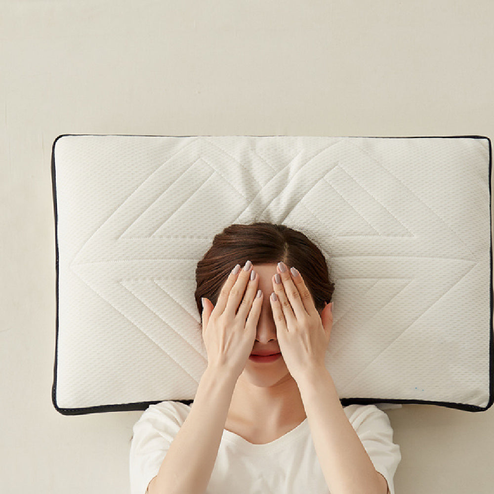 Technology Latex Sleep Pillow Core Sleep Special Help White 48x74cm
