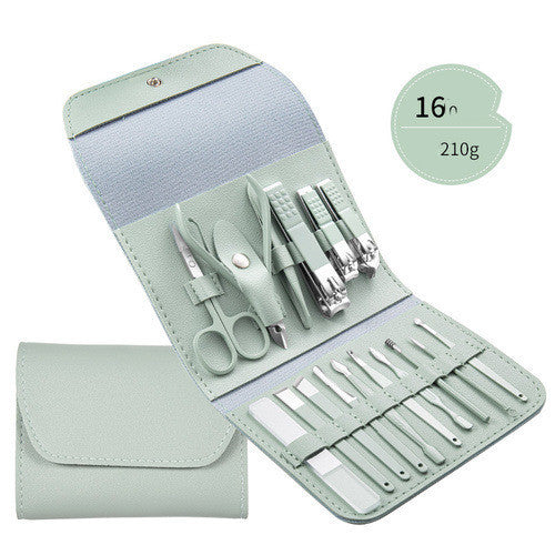 Professional Scissors Nail Clippers Set Ear Spoon Dead Skin Pliers Nail Cutting Pliers Pedicure Knife Nail Groove Trimmers 18 Style
