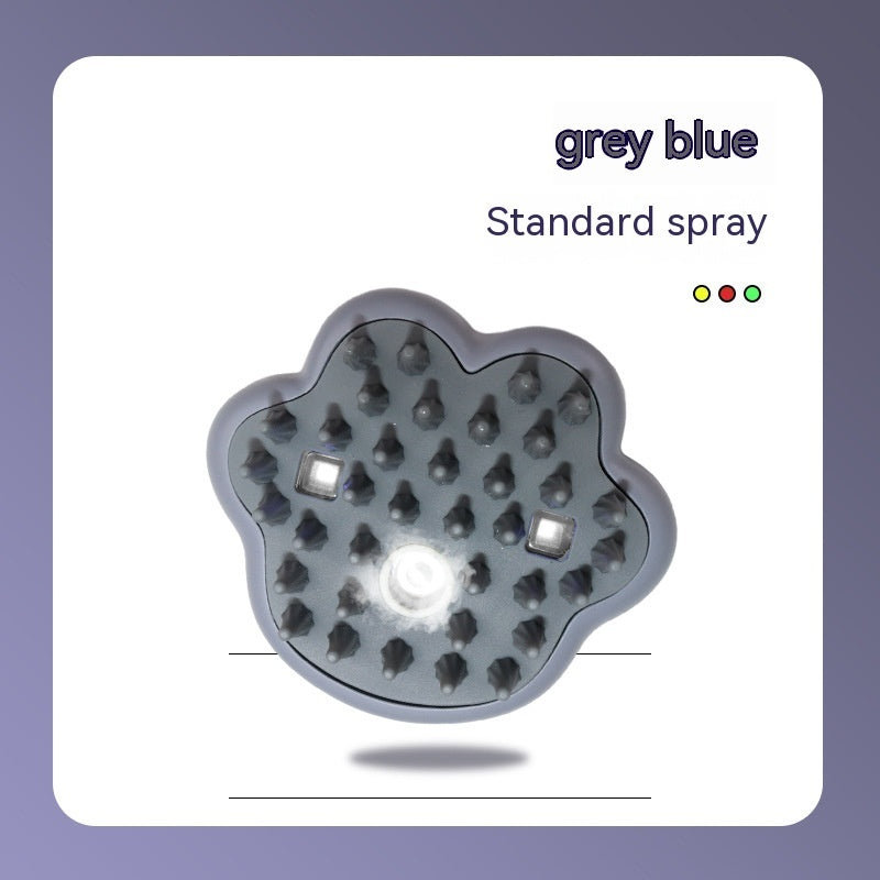 Pet Steam Hair Removal Comb Pet Steam Massage Comb Body Relax And Relieve Fatigue Loose Cat Hair Grooming Comb For Puppy Pet Products Gray Blue Basic Spray