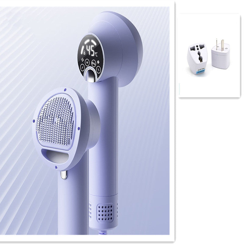 Smart Pet Hair Dryer Dog Golden Retriever Cat Grooming Hairdressing Blow & Comb Silent No Harm Pet Cleaning Supplies Pet Products Purple AU