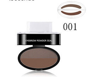Eyebrow Powder Stamp for Easy Natural Looking Brows 001 dark brown + light brown