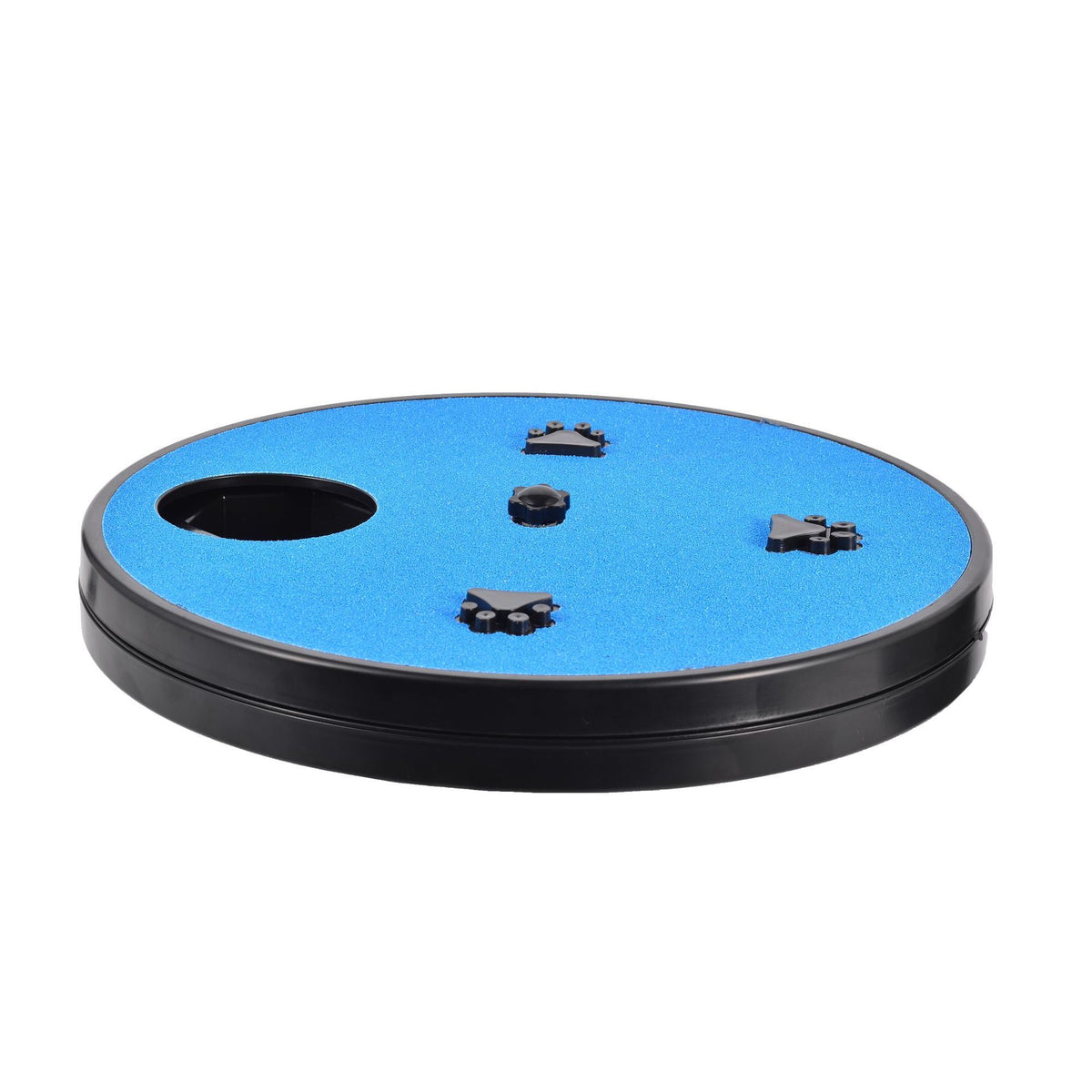Pet Supplies Dog Nail Scraper Slow Food Toys Rotatable Sandpaper Repair Nail File Board With Suction Cup Dog Scratching Board Blue