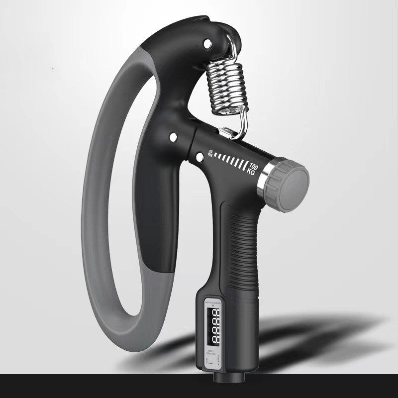 Smart Counting Grip 10-100KG Grip Free Adjustment Professional Hand Training Arm Muscle Training Fitness Equipment Fitness Tools Gym Black