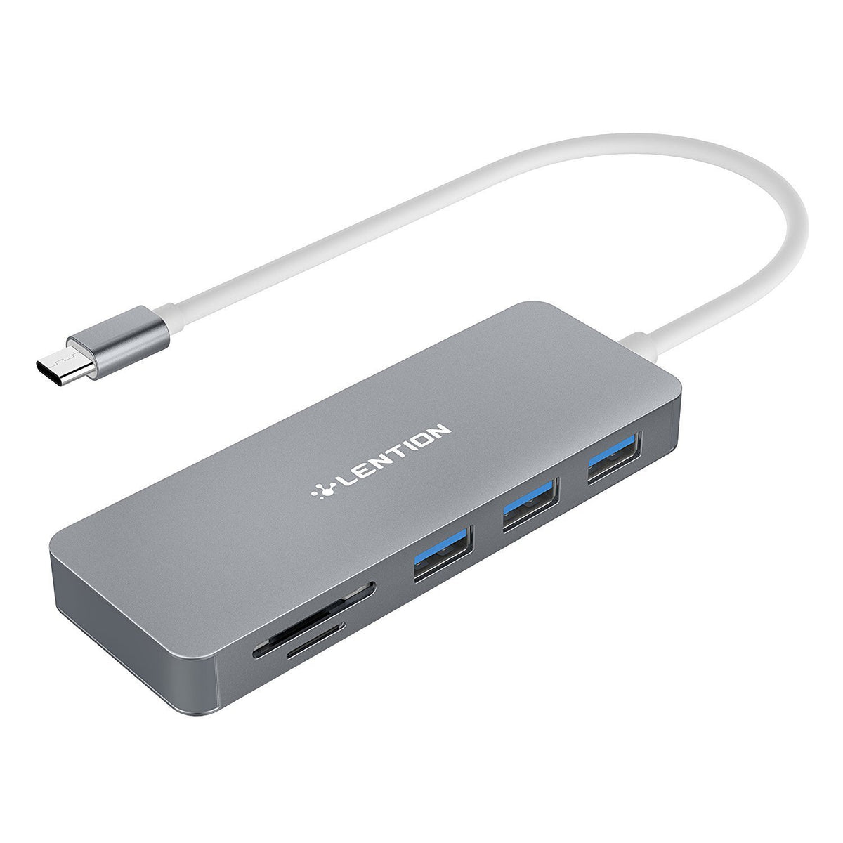 Usb3.0 HUB multi-function card reader Dark grey