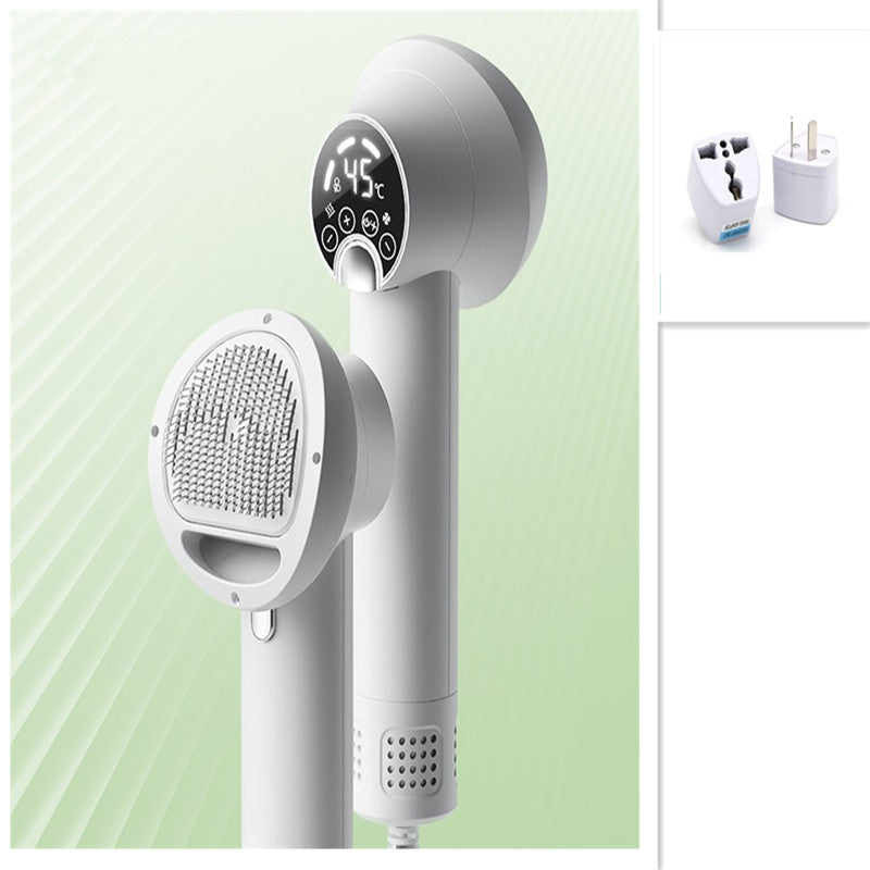 Smart Pet Hair Dryer Dog Golden Retriever Cat Grooming Hairdressing Blow & Comb Silent No Harm Pet Cleaning Supplies Pet Products White AU