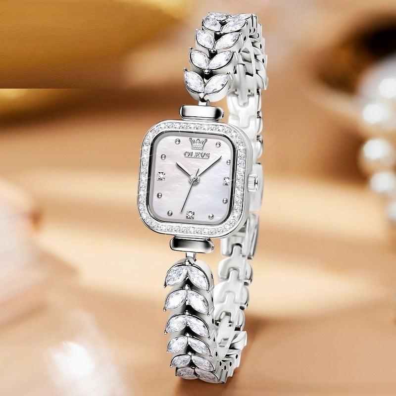 Mermaid Watch Bracelet Women's Watch Steel Color