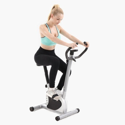 Home Office Bicycle Spinning Fitness Bicycle Fitness Equipment Ribbon Car Gray