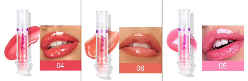 New Tube Lip Rich Lip Color Slightly Spicy Lip Honey Lip Glass Mirror Face Lip Mirror Liquid Lipstick Set