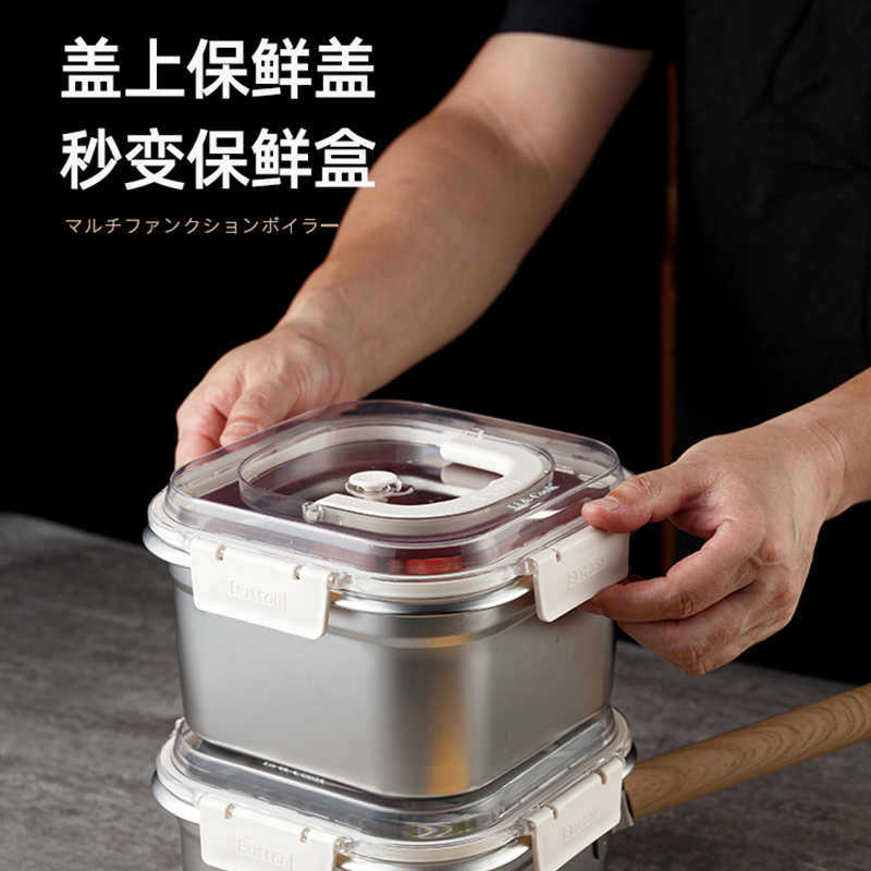 Cross-border Stainless Steel Fryer Household Small Fryer Outdoor Multi-functional Portable Fryer For Gas