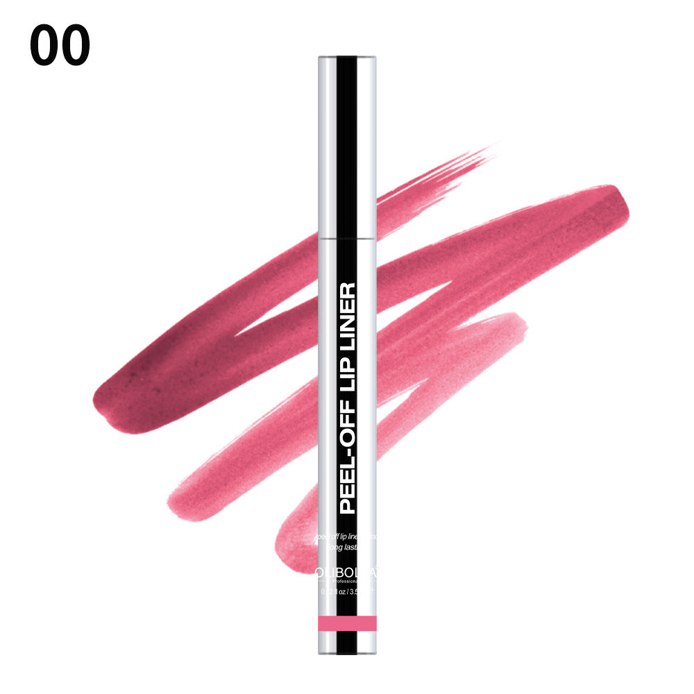 Tear-off Lip Liner Dyeing Stripping No Falling No Makeup Lip Pen Lipstick Show Lip Color. 00# 3.5ml