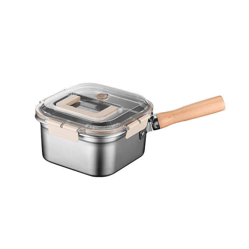 Cross-border Stainless Steel Fryer Household Small Fryer Outdoor Multi-functional Portable Fryer For Gas