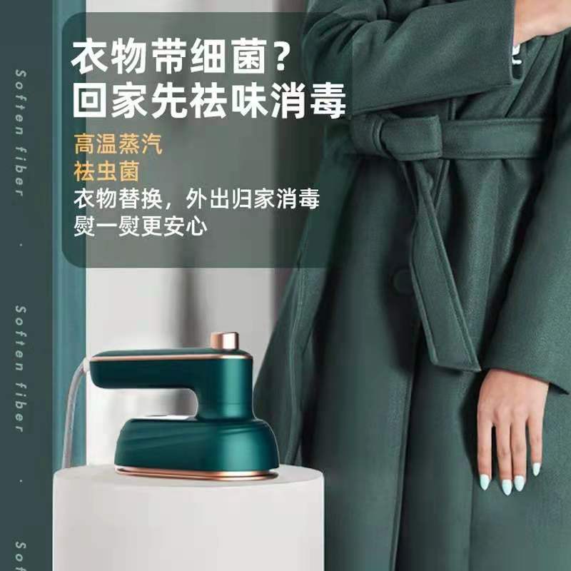 Mini Garment Steamer Portable Handheld Steam Iron for Home and Travel, Wet and Dry Ironing Machine