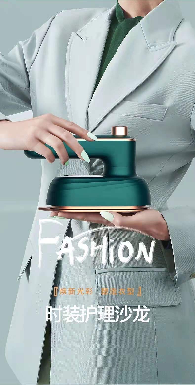 Mini Garment Steamer Portable Handheld Steam Iron for Home and Travel, Wet and Dry Ironing Machine