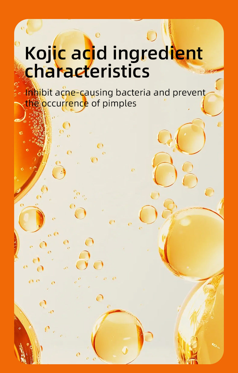 Full English Version Of Turmeric Kojic Acid Cleansing Gasket Cross-border Exfoliating Cleaning Cotton Export Skin Care Products Wholesale