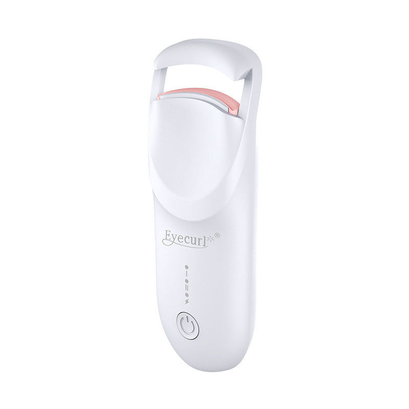 Eyelash Curler Electric Heating Eyelash Curler Electric Ironing English Packaging White