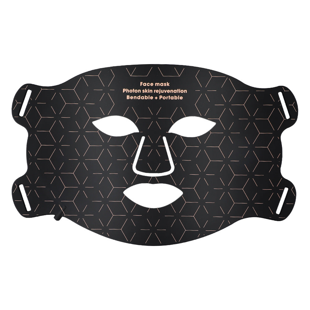 Silicone Mask Photon Mask Instrument Face Color Light Home Skin Tender LED Beauty Mask Home Large Row Light