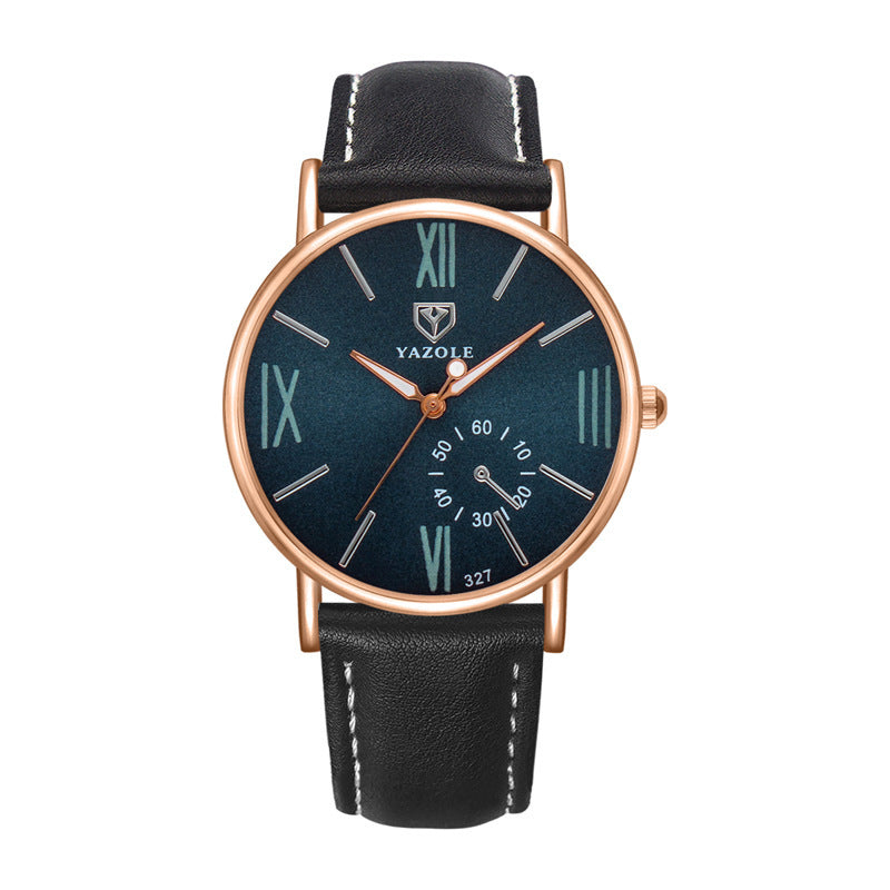Luminous Women's Watch Fashion Watch Women's Quartz Watch Large Dial Ladies Watch Navy black